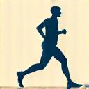 Illustrative icon of a person exercising, symbolizing fitness and movement programs.