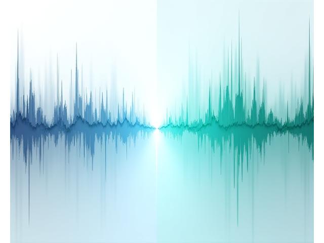 Visual representation of a brainwave pattern transitioning from chaotic to smooth, symbolizing improved sleep quality.